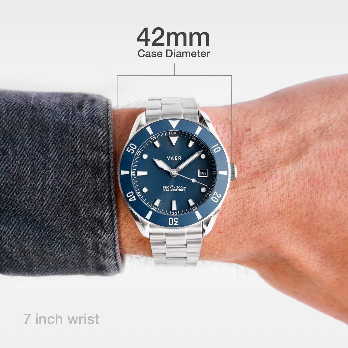 D4 Meridian Navy Matte Solar - 42mm USA - Image 11