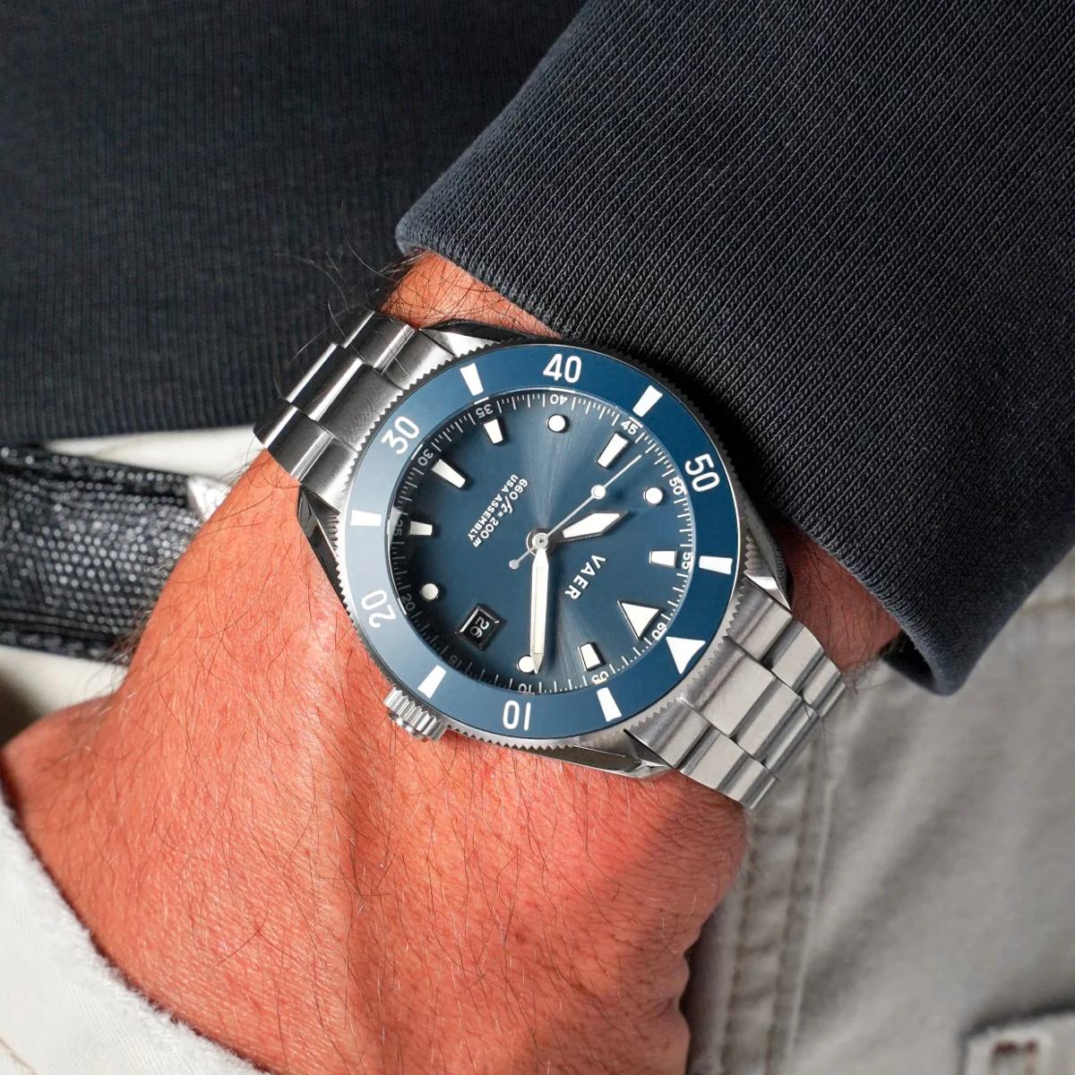 D4 Meridian Navy Matte Solar - 42mm USA - Image 8