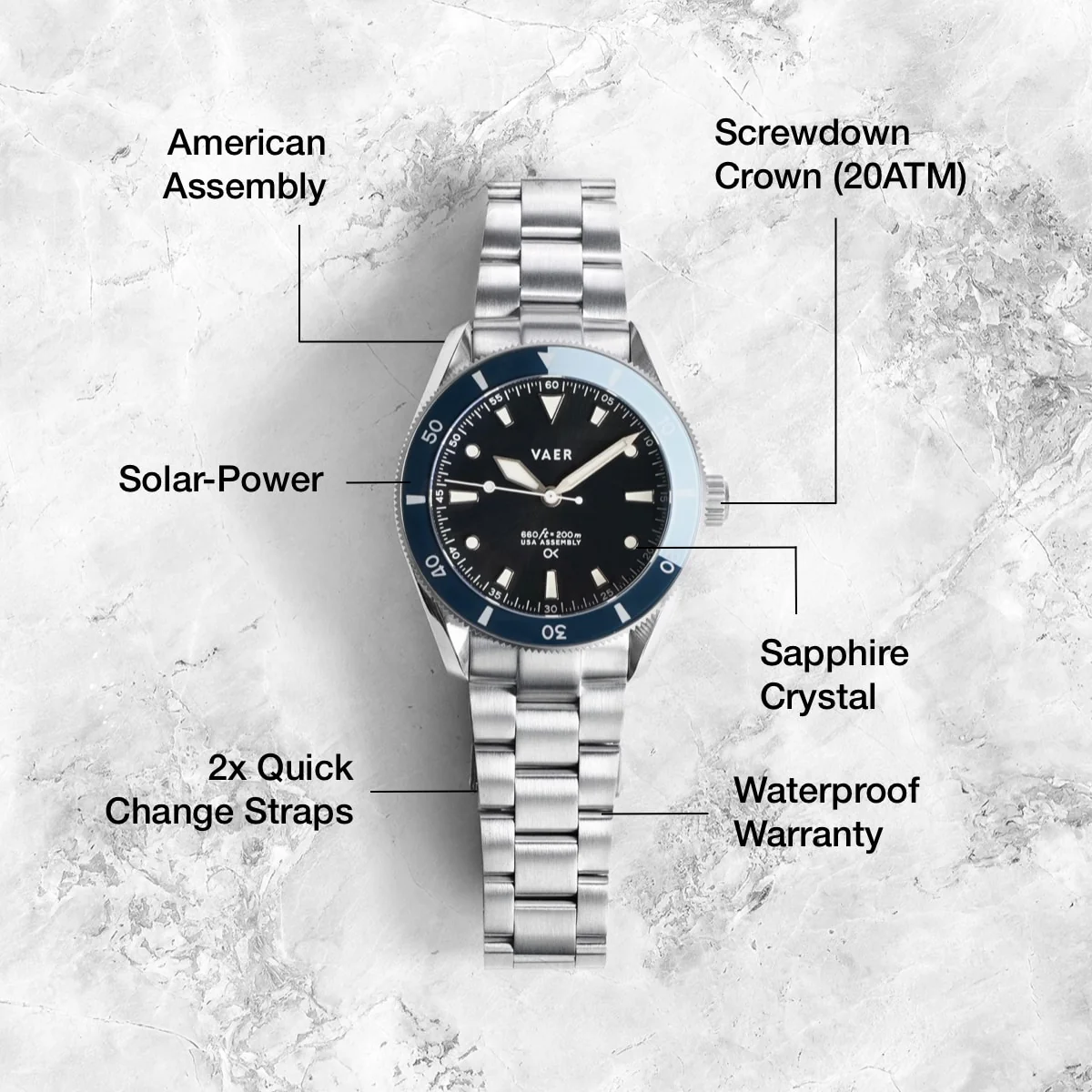 D4 Outerknown USA Solar Diver - Marine - Image 4