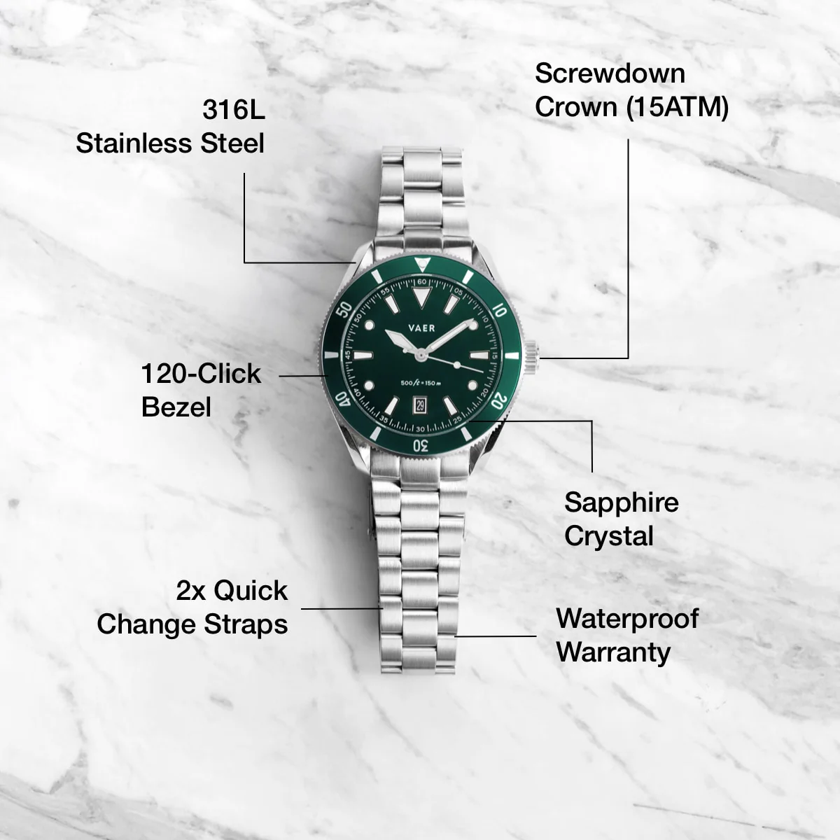 DS2 Meridian Green - Quartz 42mm - Image 12