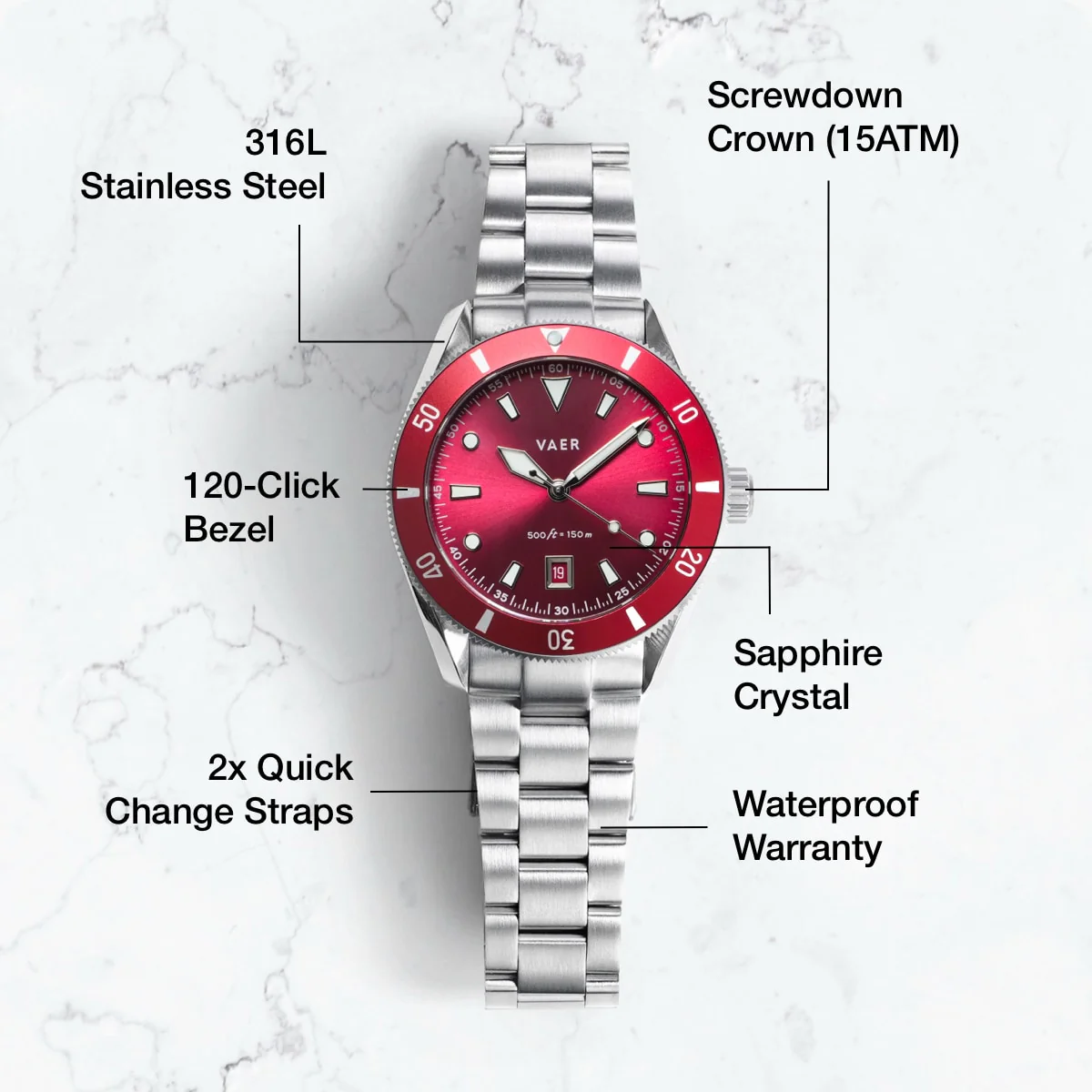 DS2 Meridian Red - Quartz 39mm - Image 4