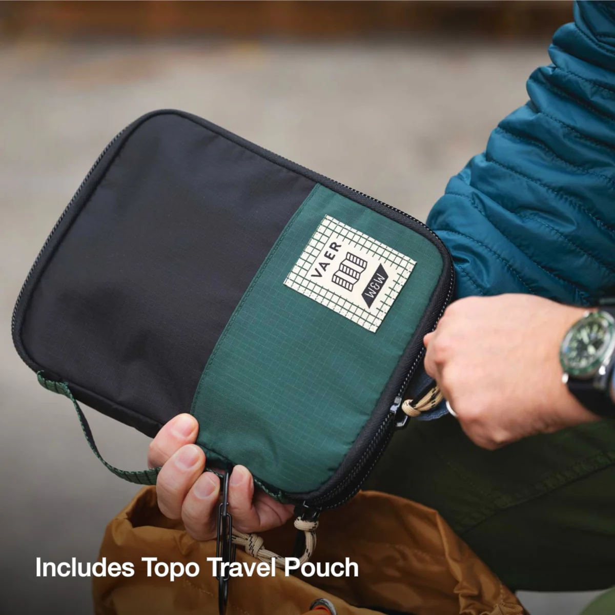 DS4 Topo Designs x W&W Solar Hiker - Green - Image 11