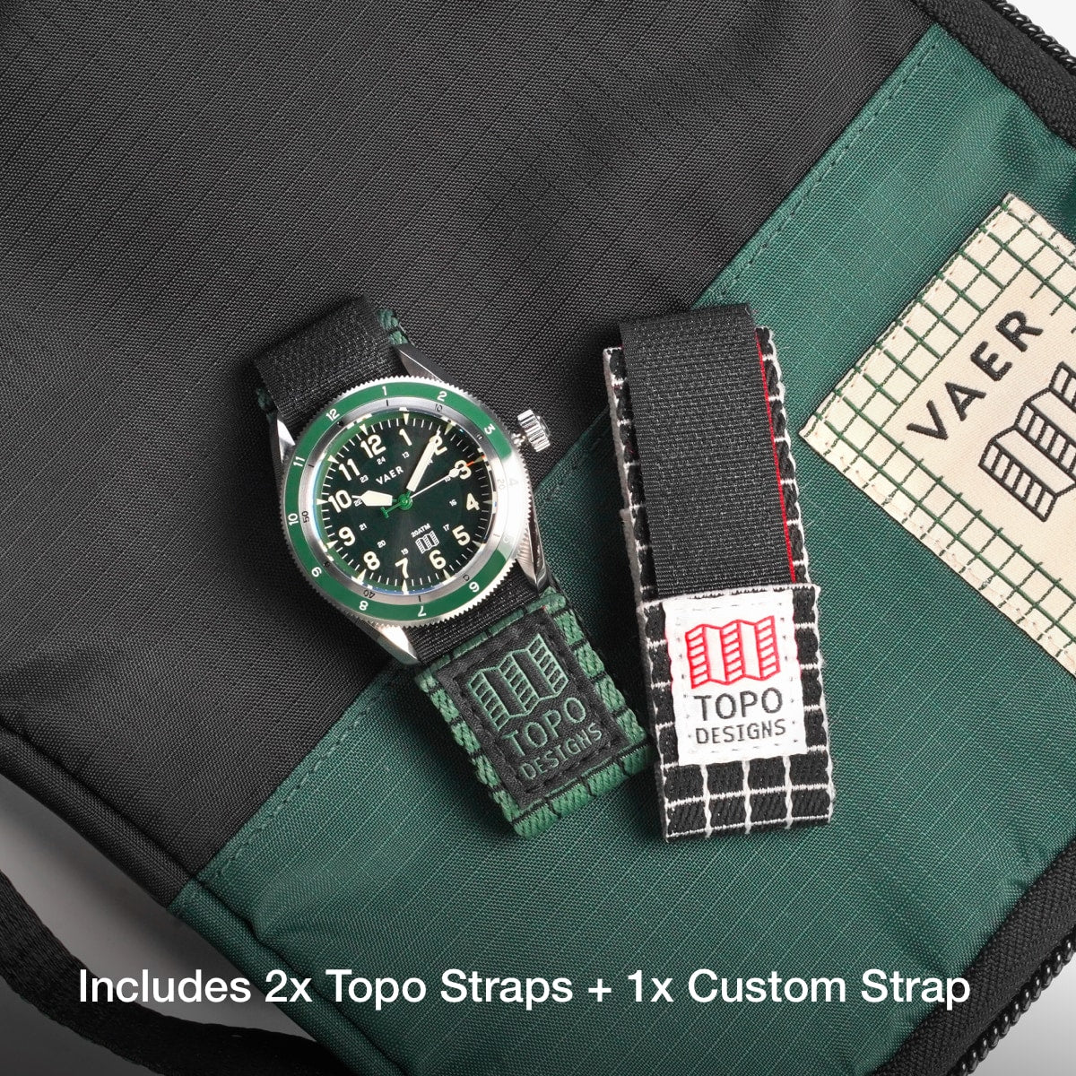 DS4 Topo Designs x W&W Solar Hiker - Green - Image 6