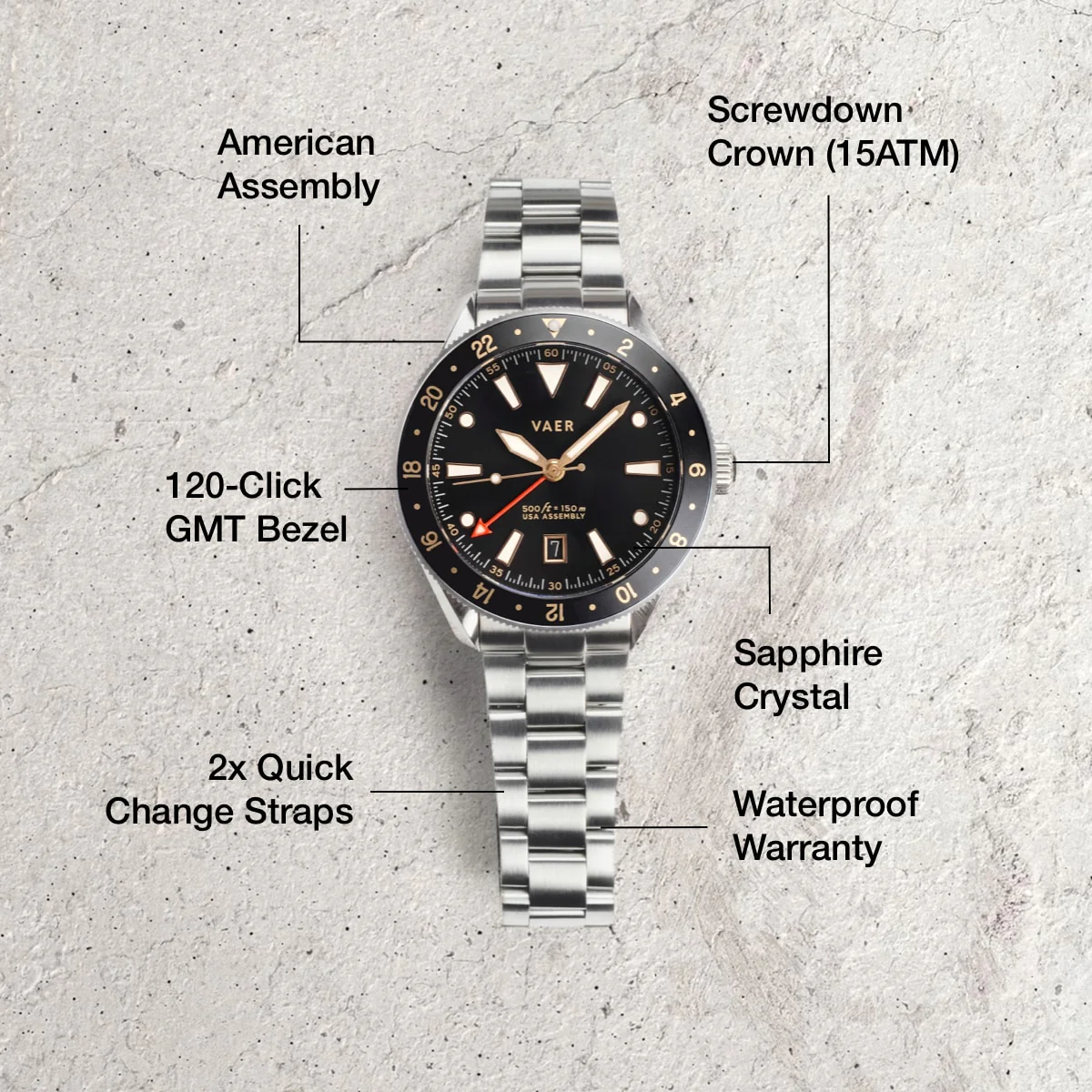 G2 Meridian Gilt GMT - 42mm USA - Image 6