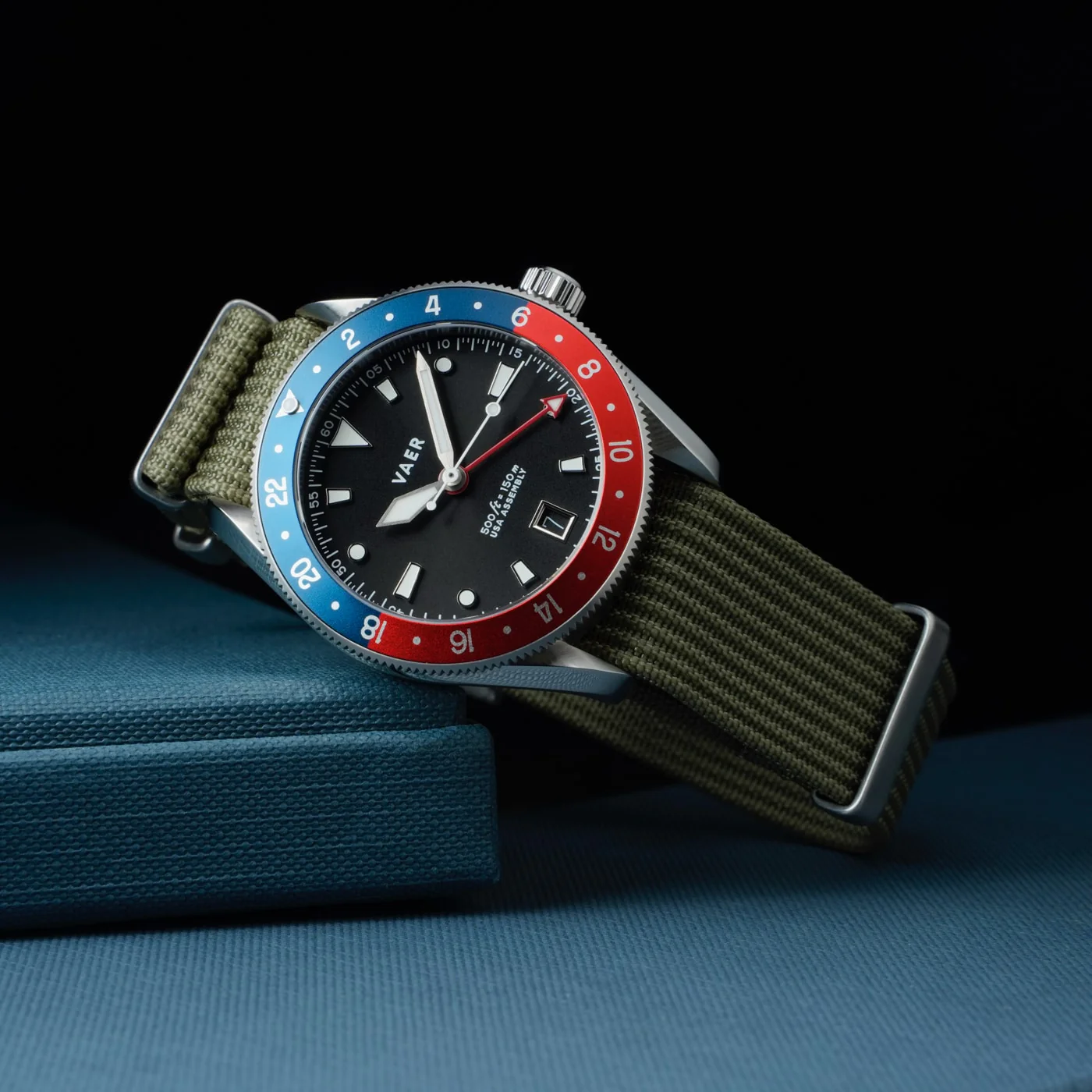 G2 Meridian Navy/Red GMT - 39mm USA - Image 9