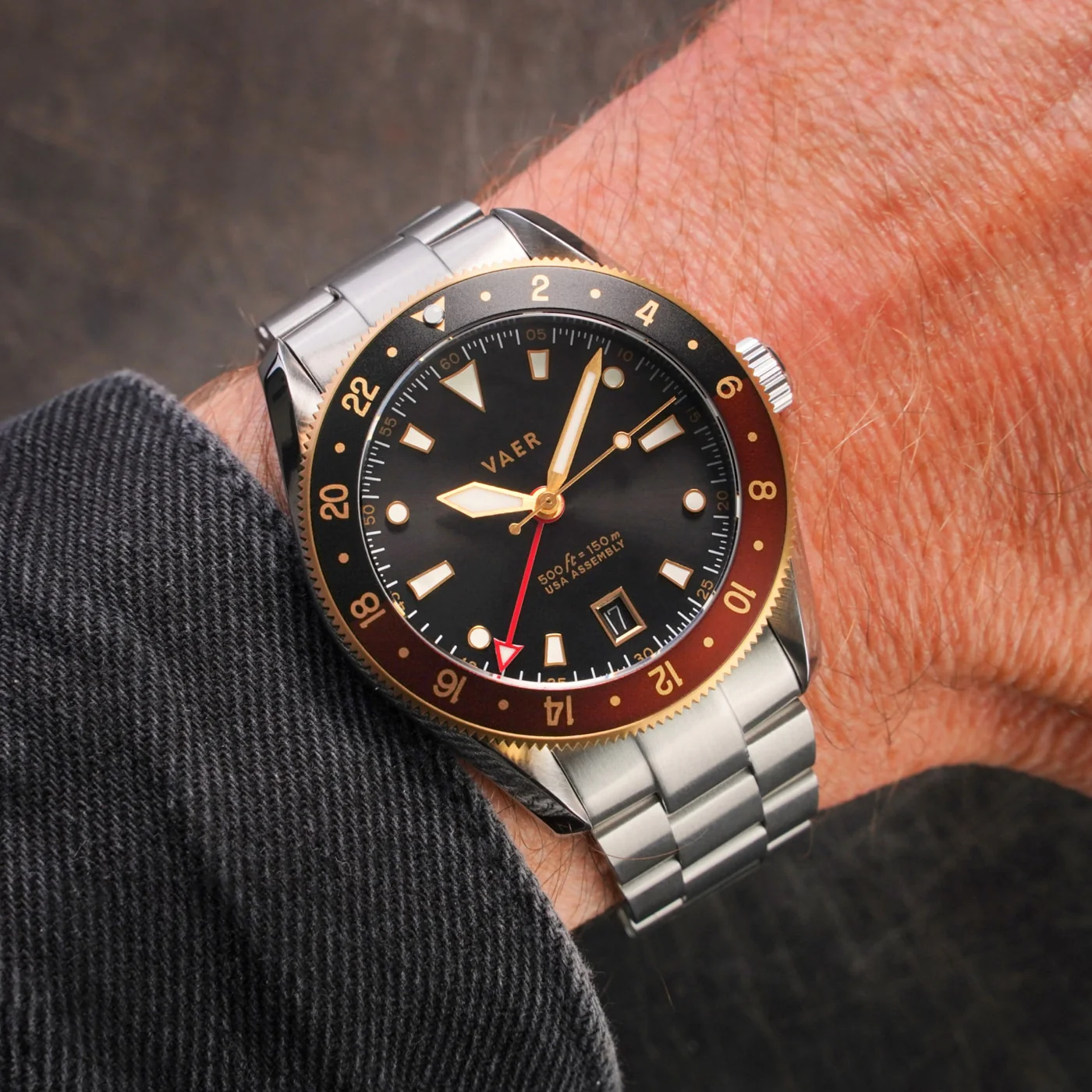 G2 Meridian Rootbeer GMT - 39mm USA - Image 2