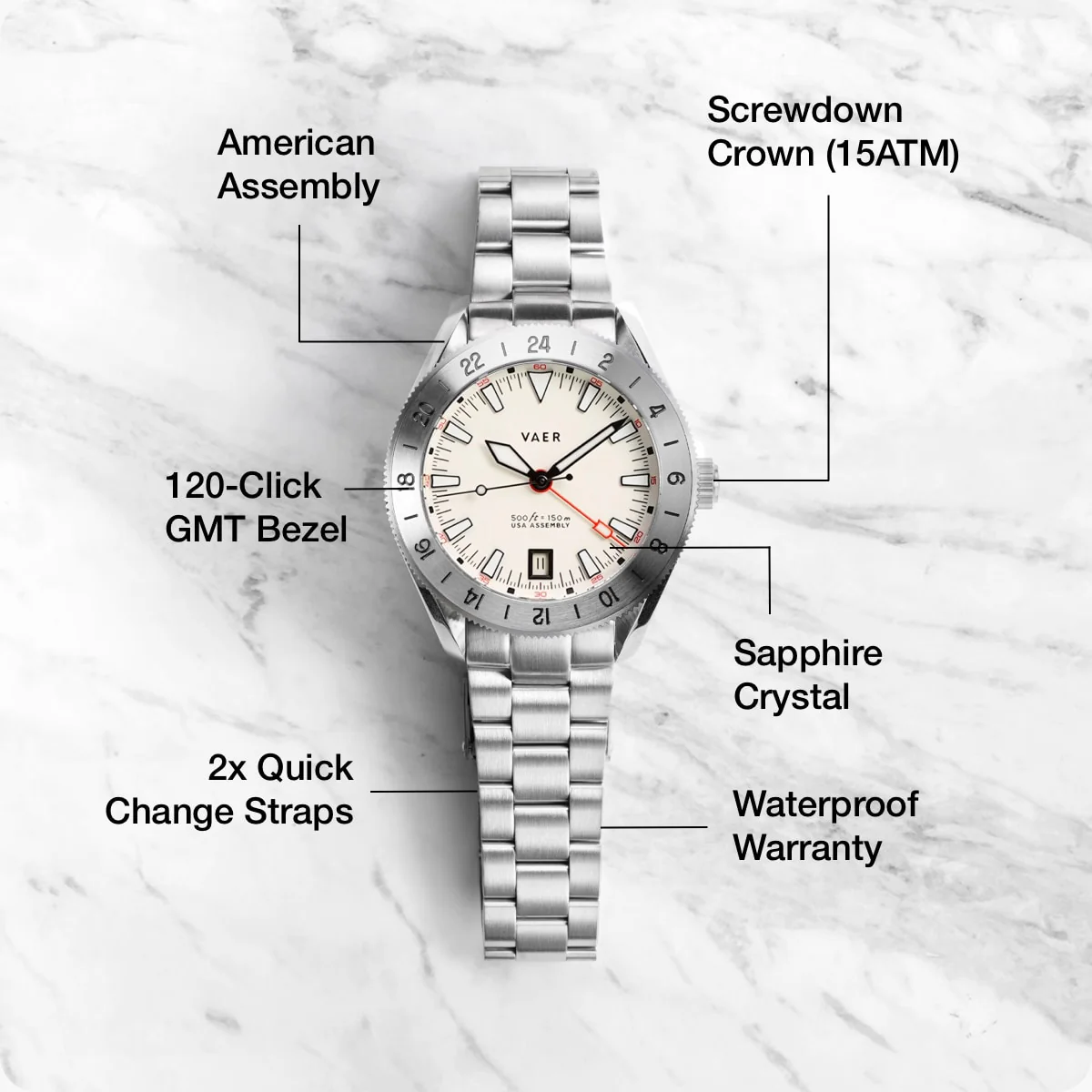 G2 Pacific Polar GMT - 39mm USA - Image 4