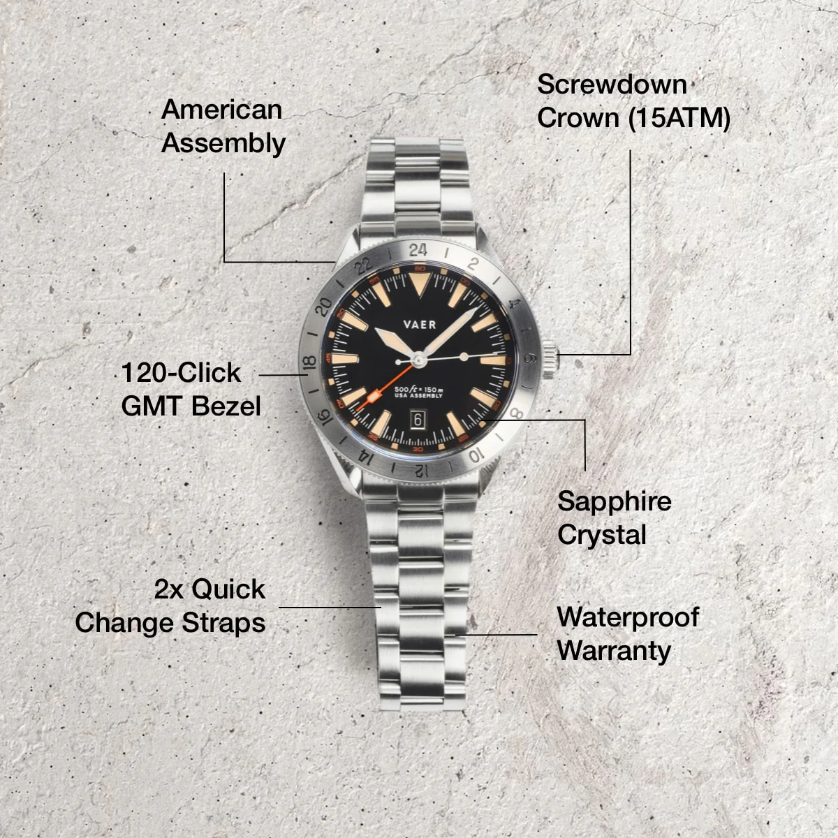 G2 Pacific Steel GMT - 42mm USA - Image 5