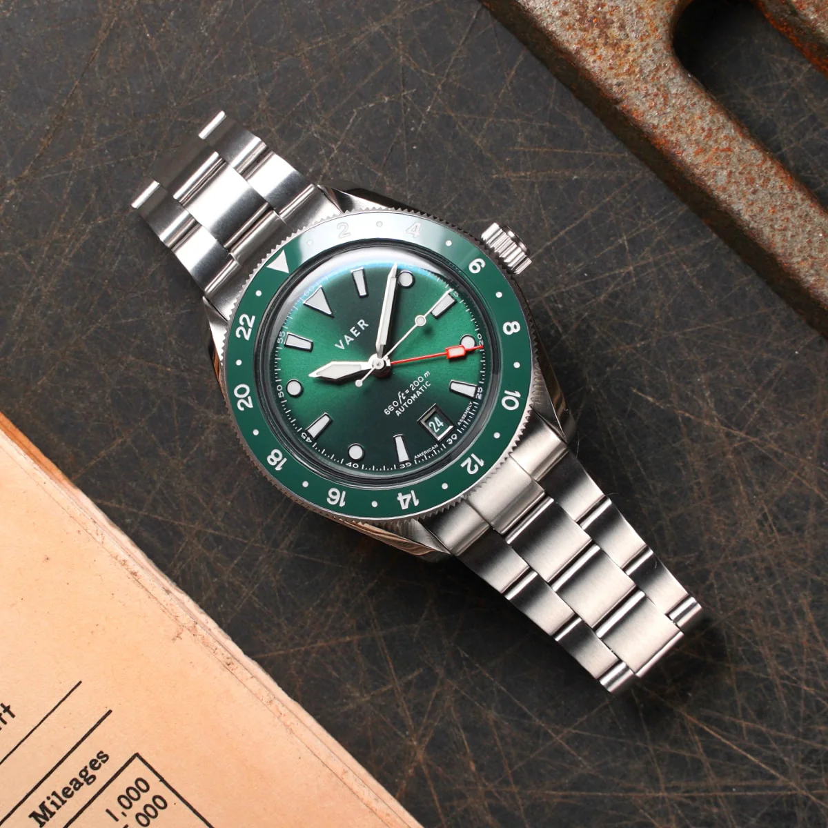 G5 Meridian Green GMT - 39mm USA - Image 16