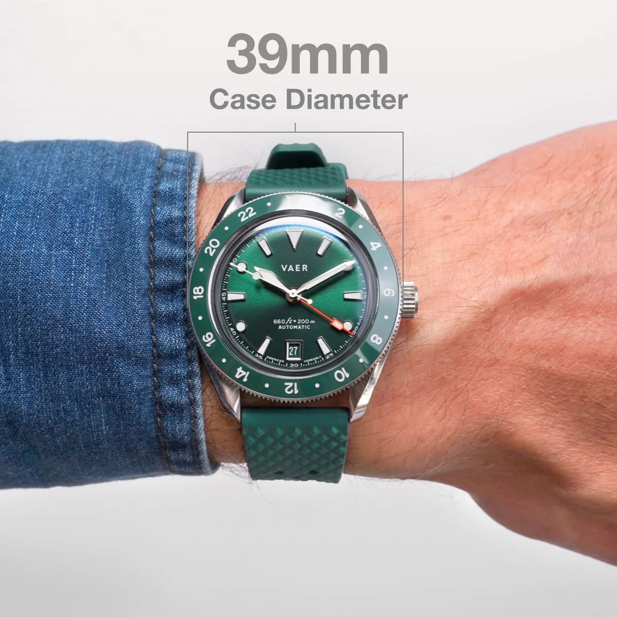 G5 Meridian Green GMT - 39mm USA - Image 20