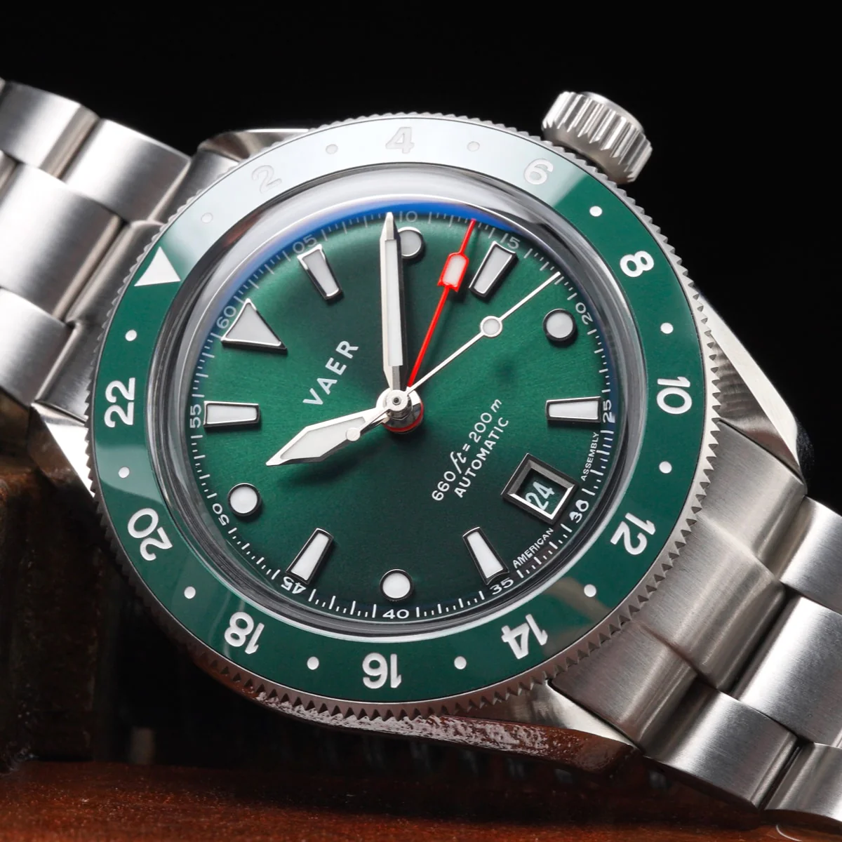 G5 Meridian Green GMT - 39mm USA - Image 9