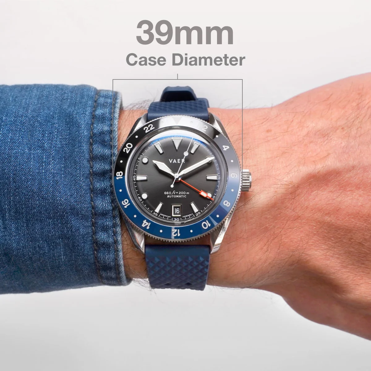G5 Meridian Navy/Black GMT - 39mm USA - Image 15