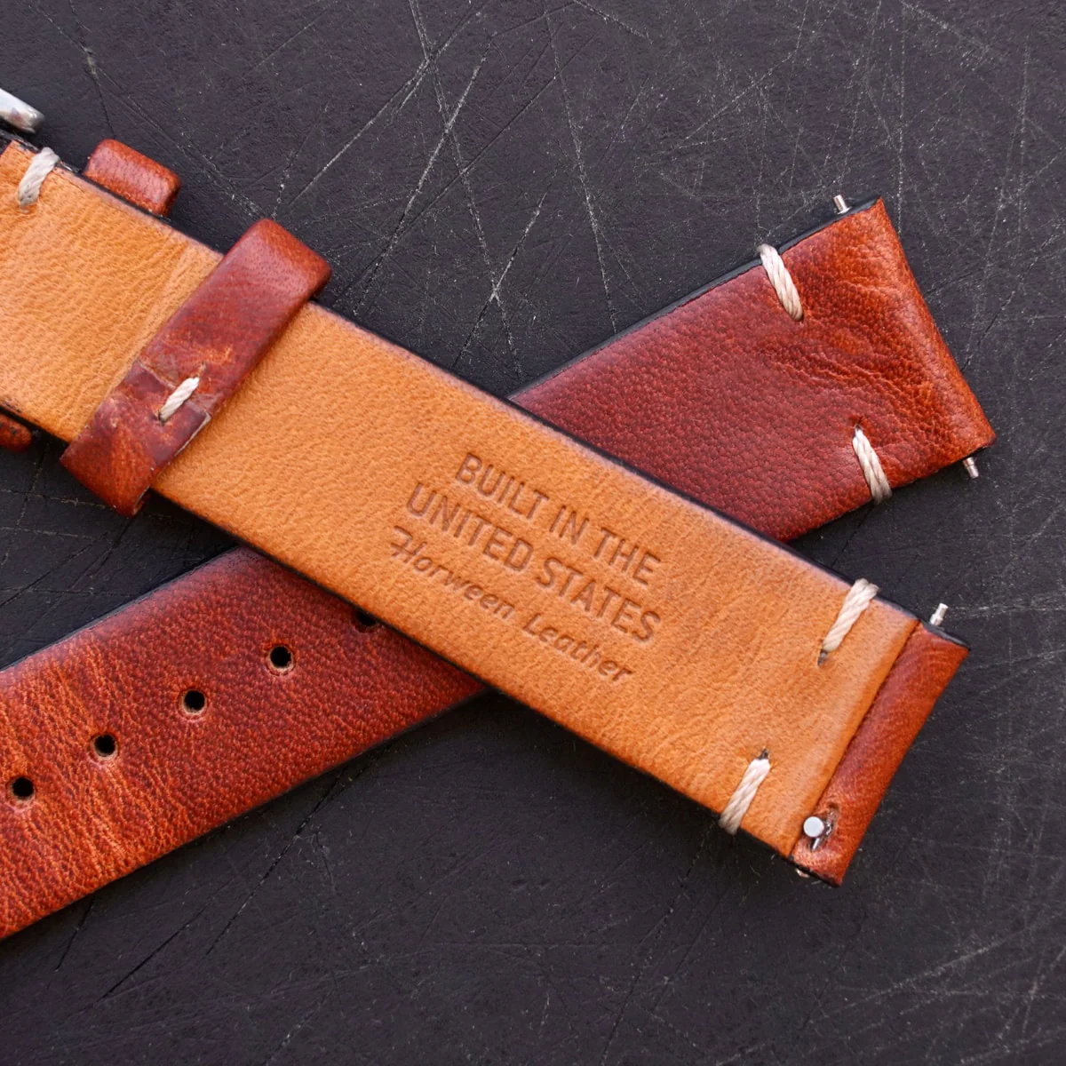 Lined Horween Leather Strap - Image 7