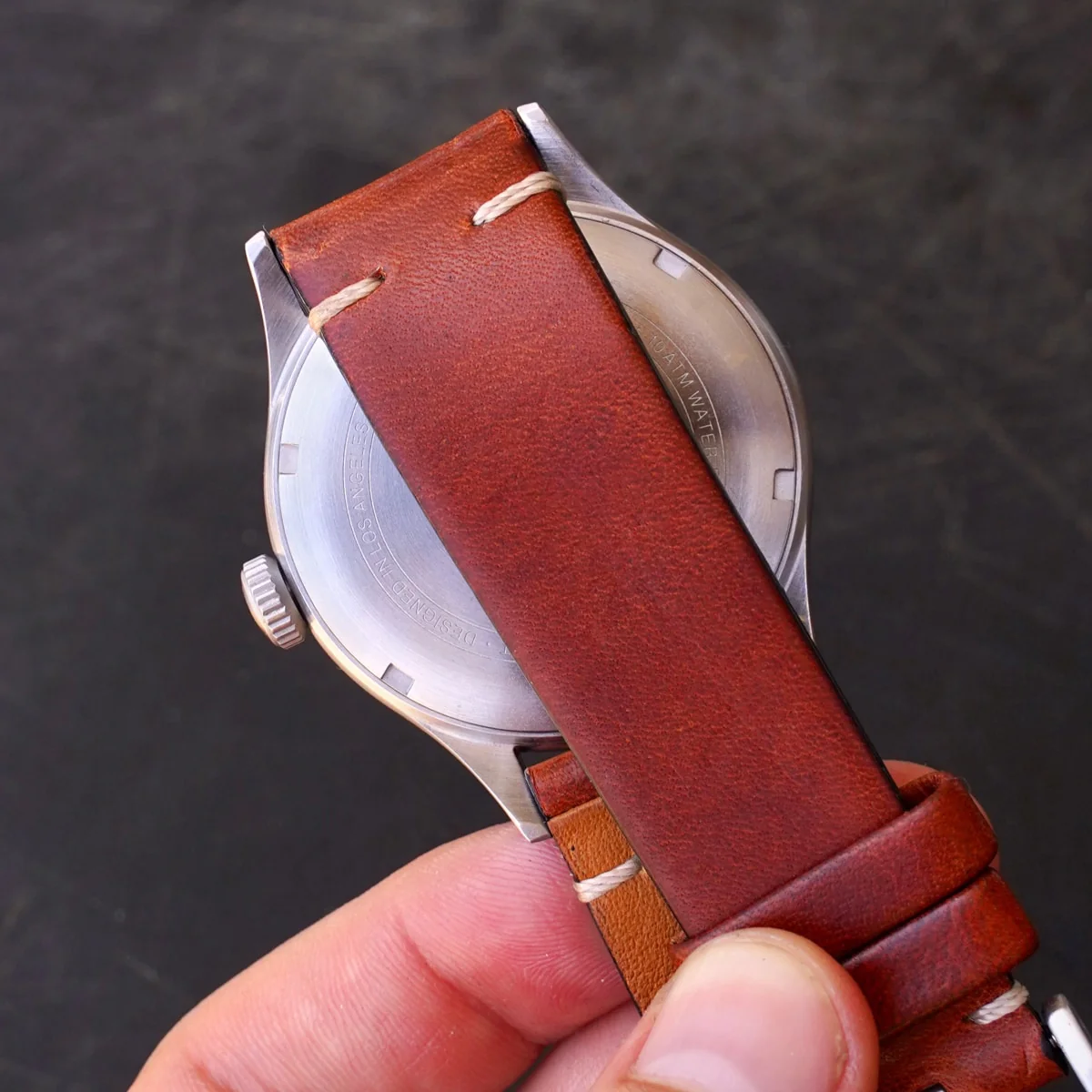 Lined Horween Leather Strap - Image 8