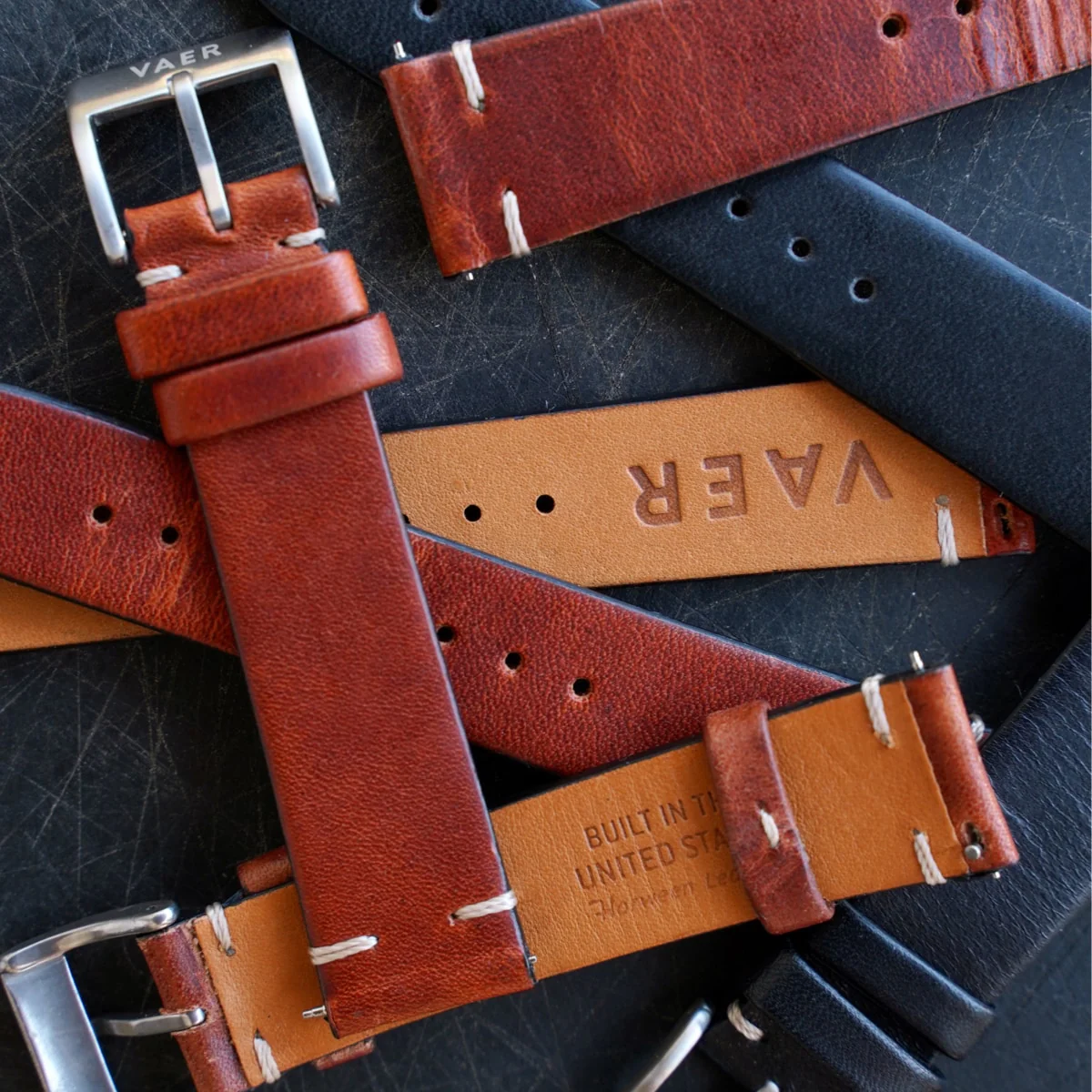 Lined Horween Leather Strap - Image 9