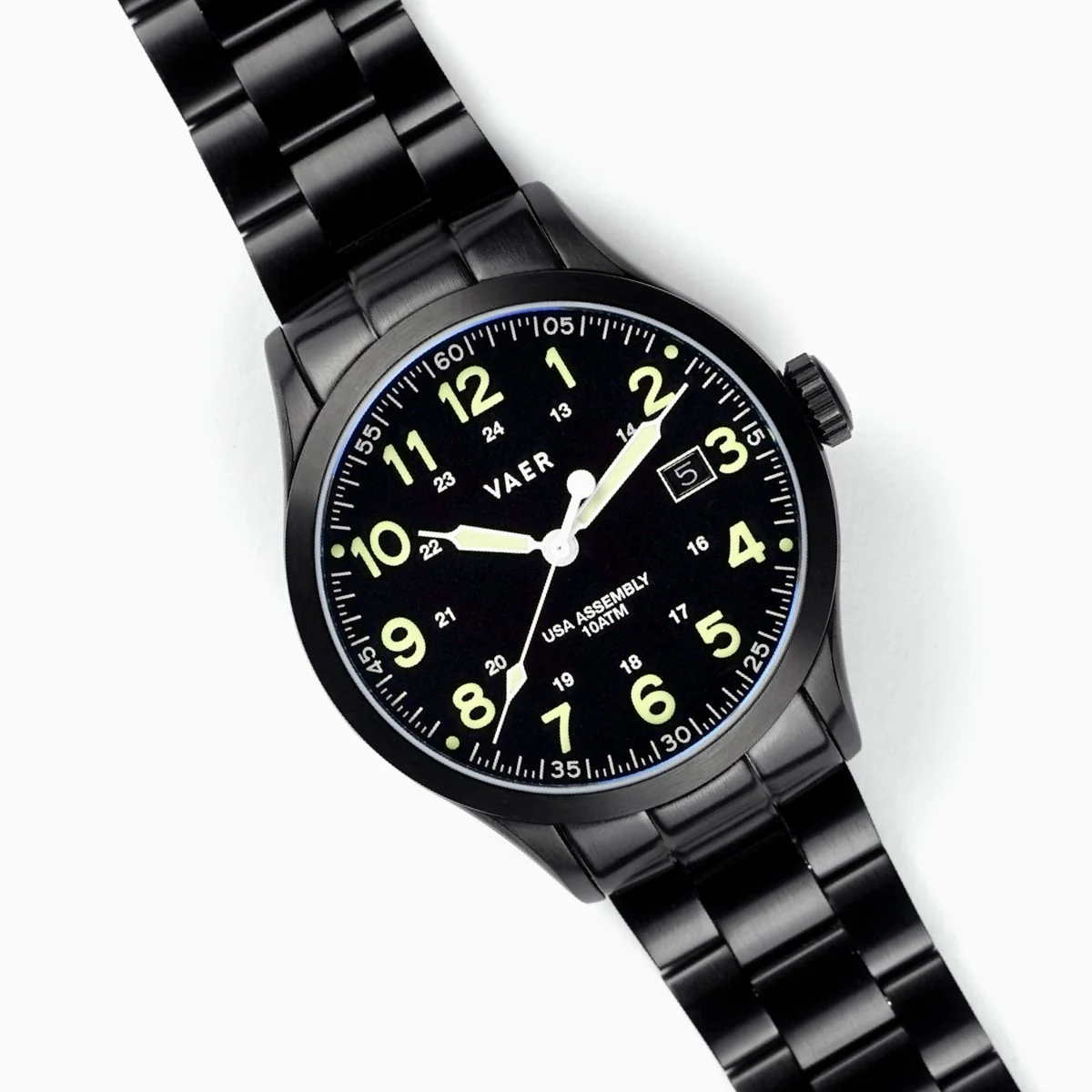 Premium Black PVD Quick Release 3-Link Bracelet - Image 4