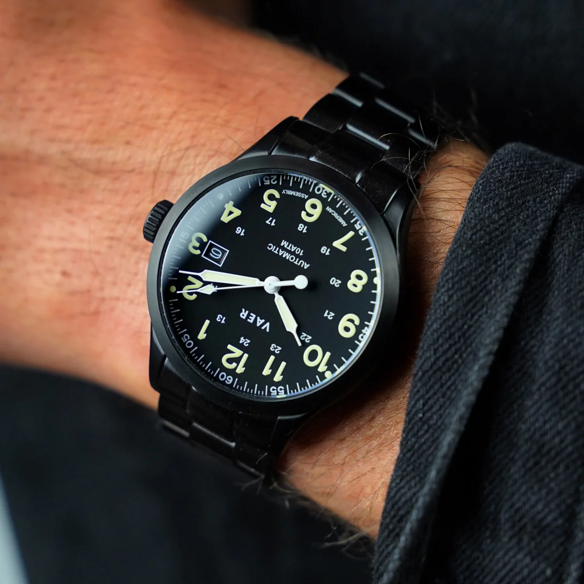 Premium Black PVD Quick Release 3-Link Bracelet - Image 6