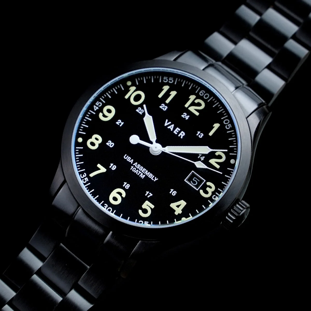Premium Black PVD Quick Release 3-Link Bracelet - Image 7