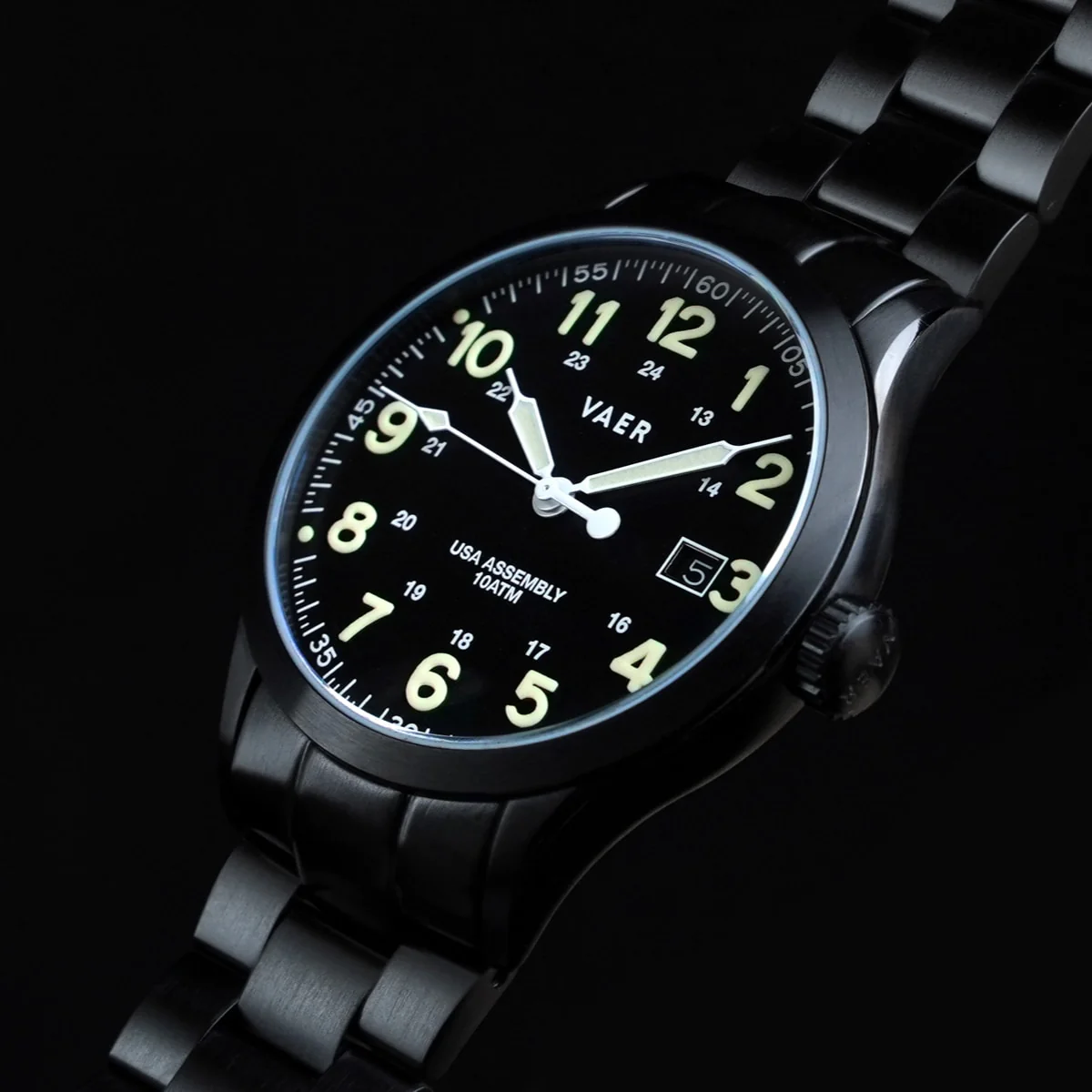 Premium Black PVD Quick Release 3-Link Bracelet - Image 8