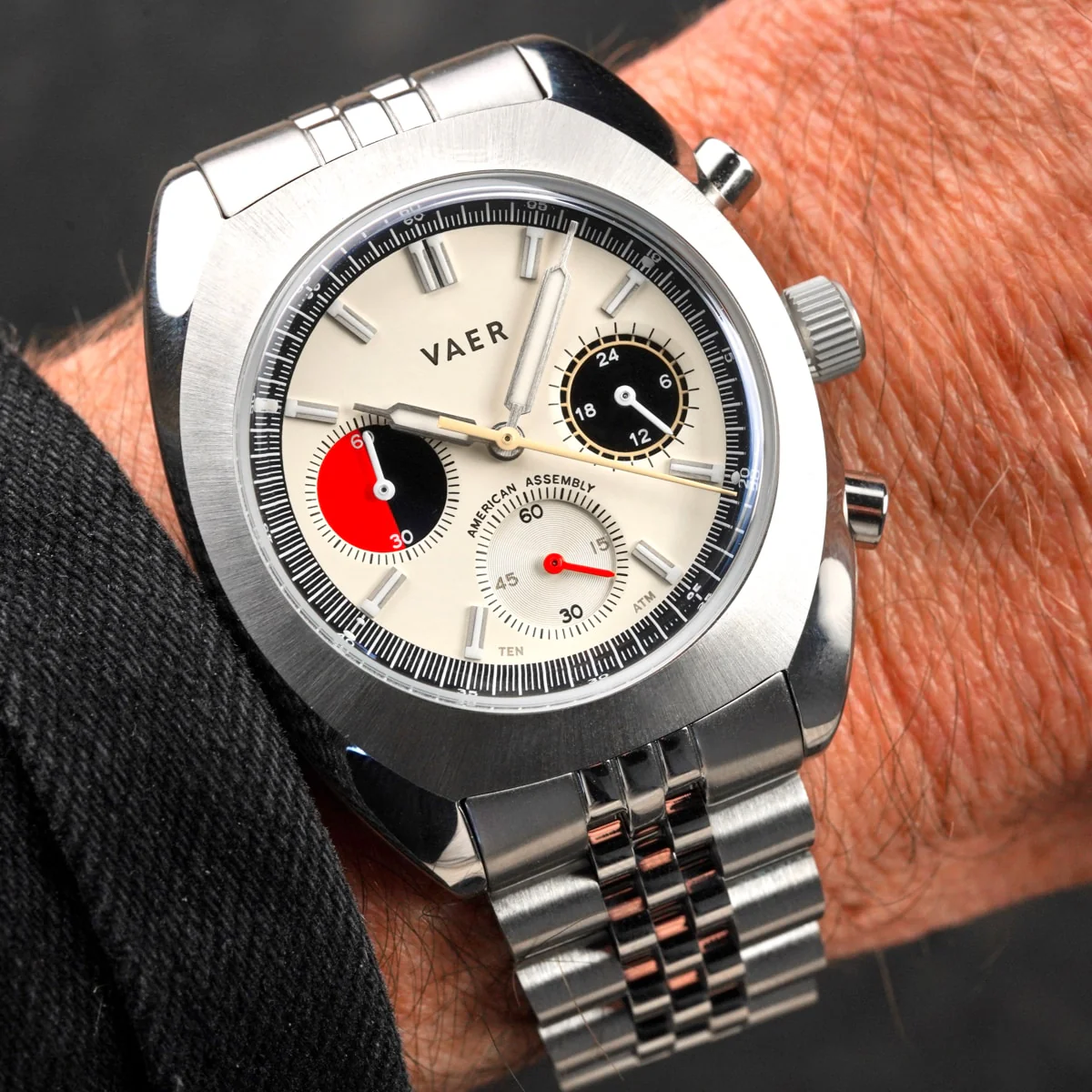 R1 Racing Chronograph Cream - 38mm USA - Image 8