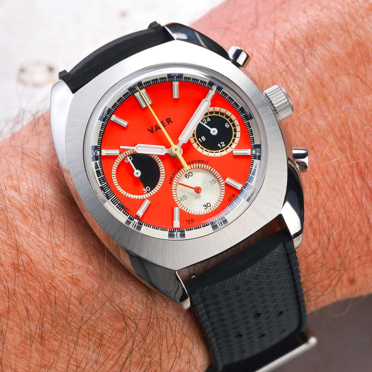 R1 Racing Chronograph Orange - 38mm USA - Image 11