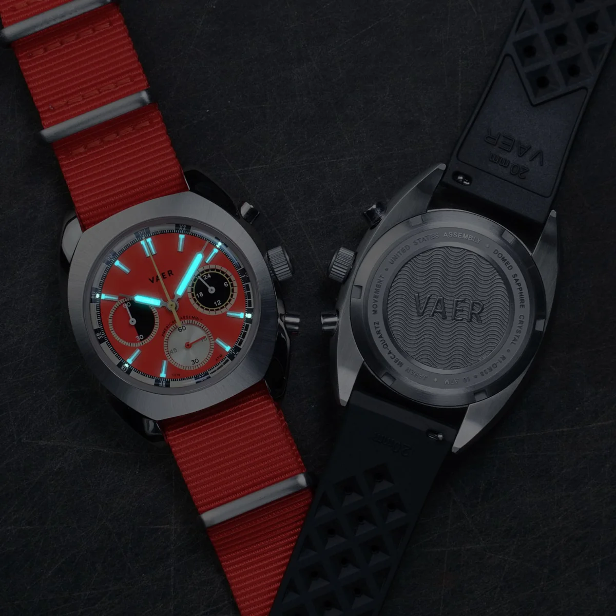R1 Racing Chronograph Orange - 38mm USA - Image 9