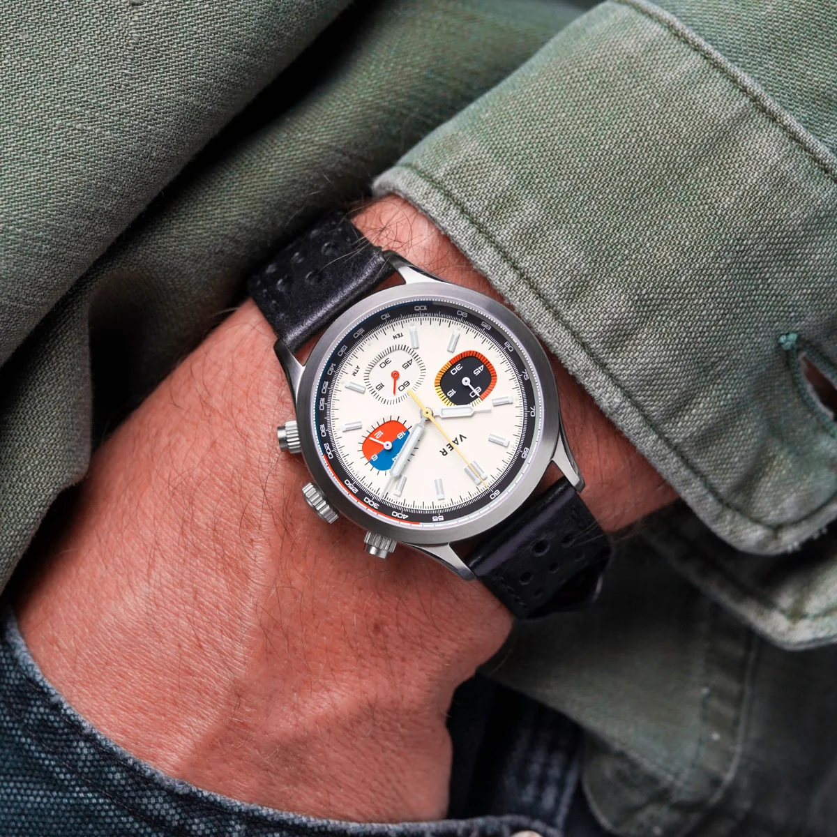 RS1 Rally Chronograph - Cream 40mm - Image 10