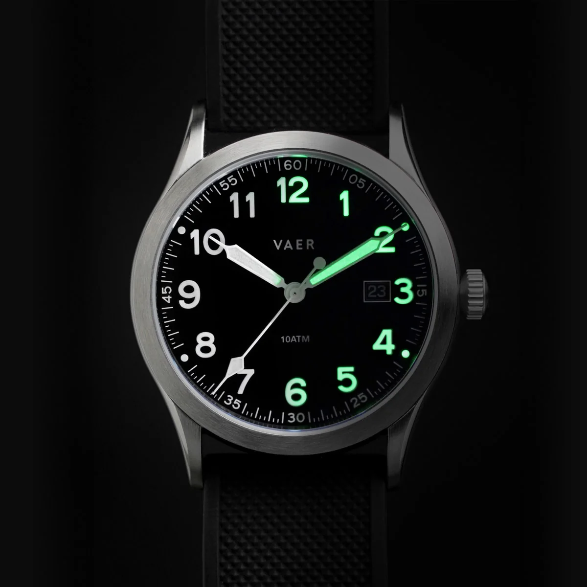 S3 Calendar Field Black - 36mm Quartz - Image 4