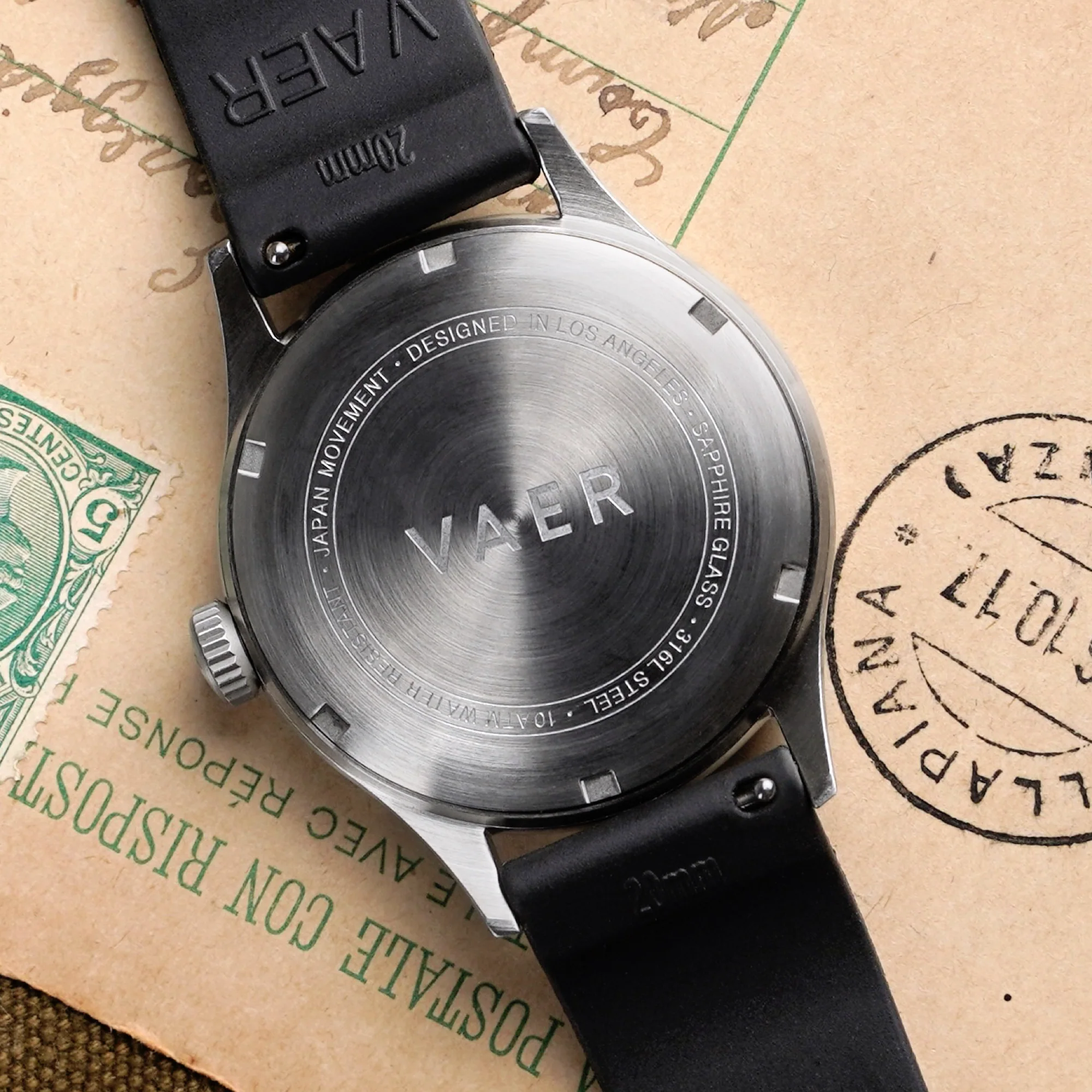 S3 Calendar Field Black - 36mm Quartz - Image 5