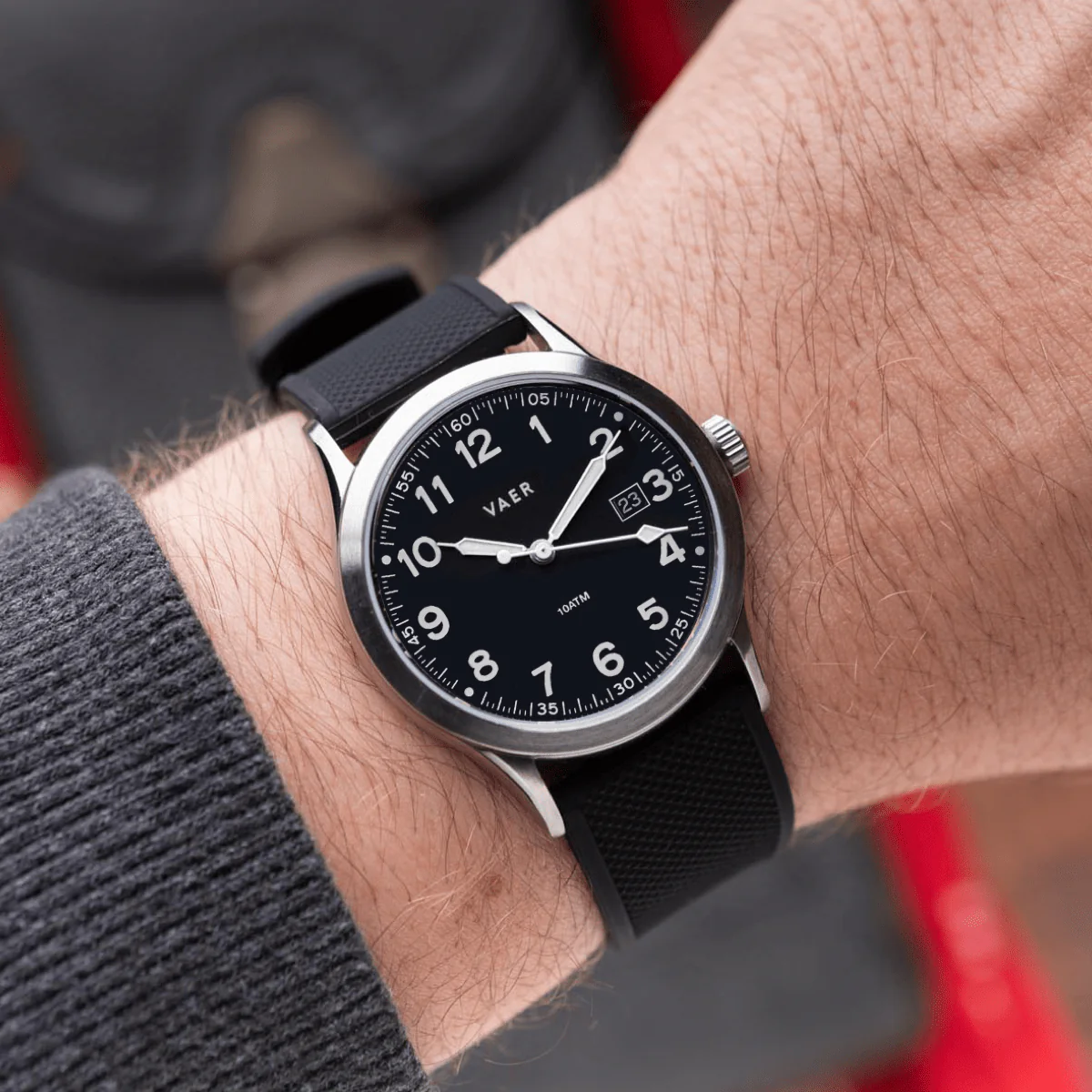 S3 Calendar Field Black - 36mm Quartz - Image 7