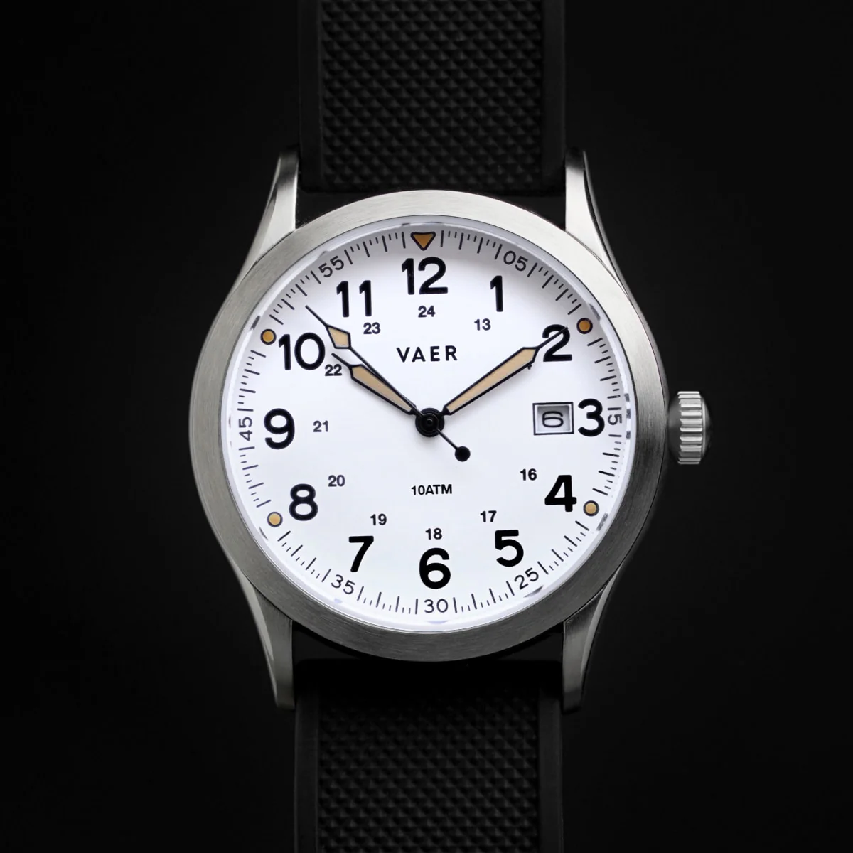 S3 Calendar Field White - 36mm Quartz - Image 4