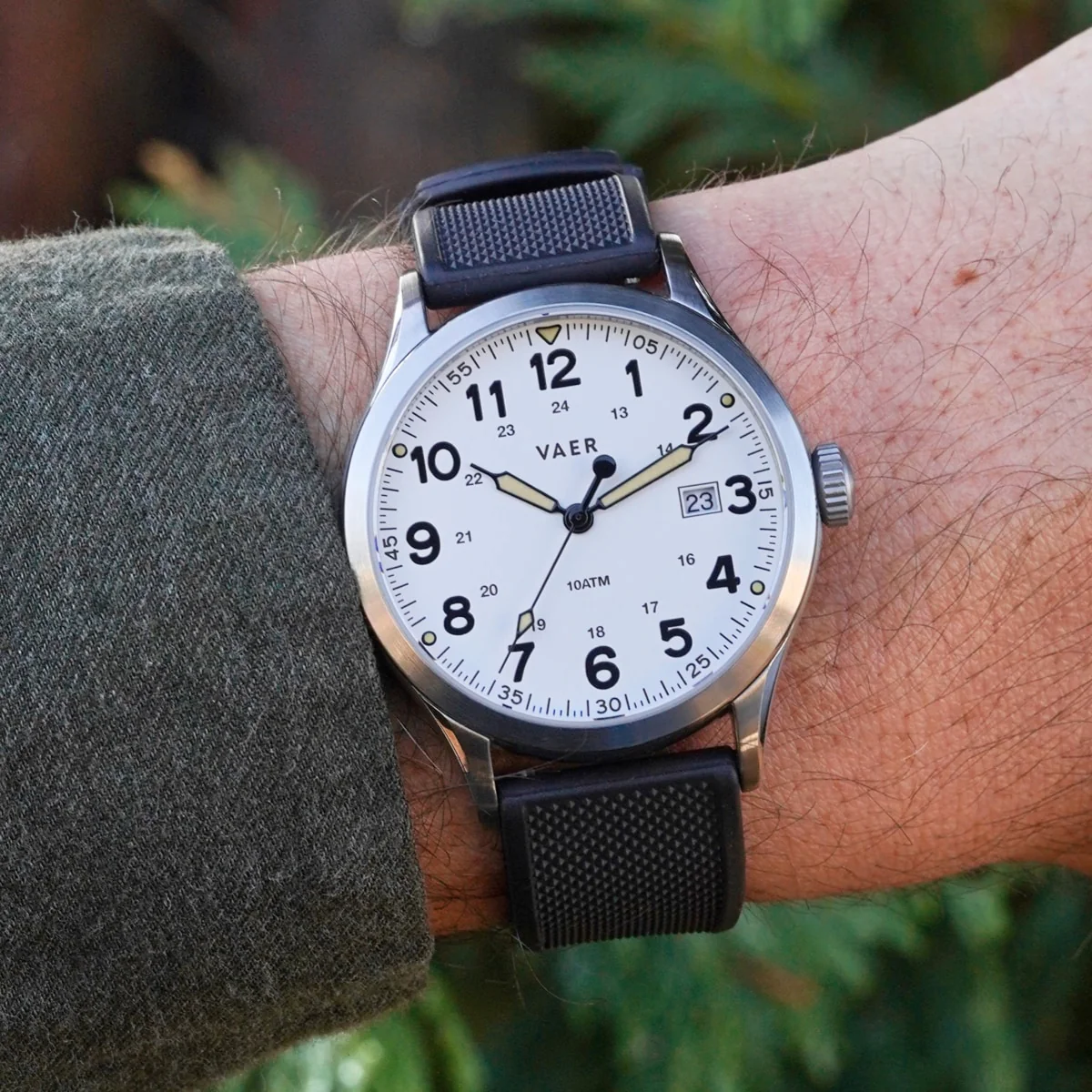 S3 Calendar Field White - 36mm Quartz - Image 5