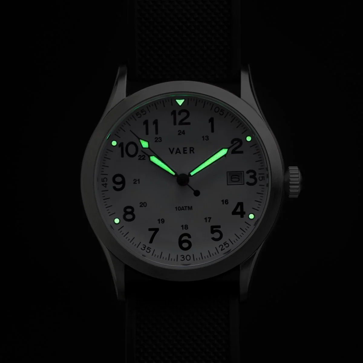 S3 Calendar Field White - 36mm Quartz - Image 7